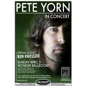 Pete Yorn Poster   GR Concert Flyer