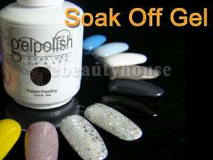   ml Nail Art Soak Off Glitter Color UV Gel Polish UV Lamp #620  