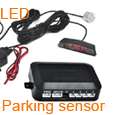 Parking Sensors LCD Car Display Reverse Backup Radar Kit 12V 40KHz 