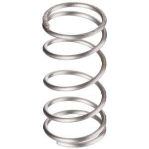 Compression Spring, 302 Stainless Steel, Inch, 0.48 OD, 0.038 Wire 