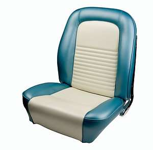 1967 FORD MUSTANG DELUXE/SHELBY SPORT SEAT UPHOLSTERY (F+R BUCKETS 