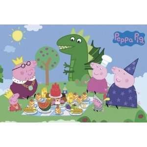  Children Posters Peppa Pig   Princess Picnic   23.8x35.7 