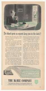 1951 McBee Keysort Punched Card Machine Reports Dark Ad  