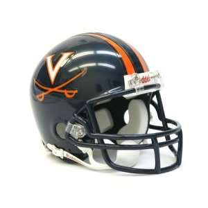   Cavaliers UVA NCAA Replica Mini Helmet With Z2b Mask 2001 09 Throwback