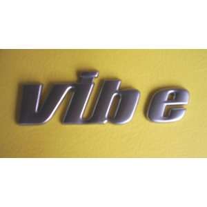  Pontiac Vibe 2pc Emblem Logo Nameplate Badge OEM Genuine 