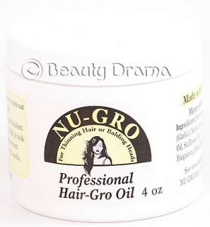 Nu GRO Professional Hair GRO Oil Hair Growth made with Natural Herbs 