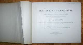 Stoddard JOHN L STODDARDS PORTFOLIO OF PHOTOGRAPHS 1st  