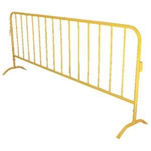   Control Interlocking Barrier with Both Curved Foot, Steel, 102 Length