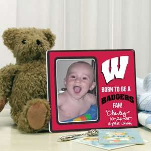  Wisconsin Badgers NCAA Born To Be Ceramic Frame Sports 