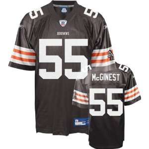  Willie McGinest Brown Cleveland Browns Youth NFL Replica Jersey 