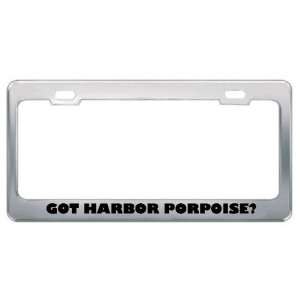 Got Harbor Porpoise? Animals Pets Metal License Plate Frame Holder 