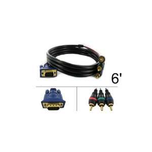  VGA to RCA Component RGB Cable   1.8M   M/M: Electronics