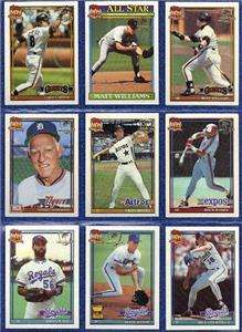 1991 TOPPS DESERT SHIELD 220 CARD LOT VERY NICE/WITH STAIN  