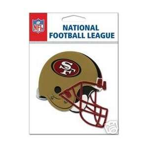  NFL TEAM HELMET 3D Stickers SAN FRANCISCO 49ERS 