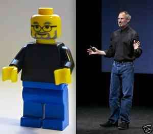LEGO Minifigure STEVE JOBS Apple Commemorative With Base Plate  