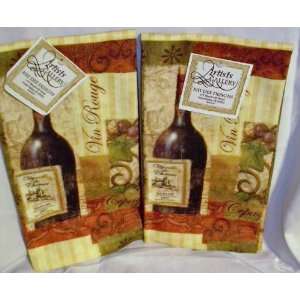 Kay Dee Designs Wine Tasting Set of 2 Towels By John Zaccheo  