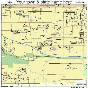  Street & Road Map of North Royalton, Ohio OH   Printed 