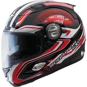  Scorpion EXO 1000 Graphic Helmet Red XL 05 029 01 06 
