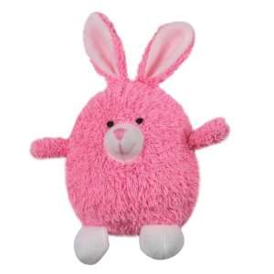  Grriggles Plush Pudgy Dog Toy, Bunny, 4 1/2 Inch, Pink 