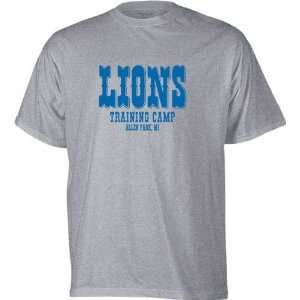   Detroit Lions Grey Trenches Training Camp T Shirt: Sports & Outdoors