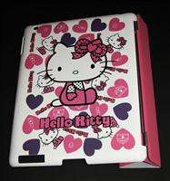 Hello Kitty Hard Back Case + Leather Smart Cover Combo for Apple iPad 