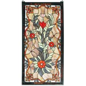    Plants Large Rectangle Tiffany style Art Glass: Home & Kitchen