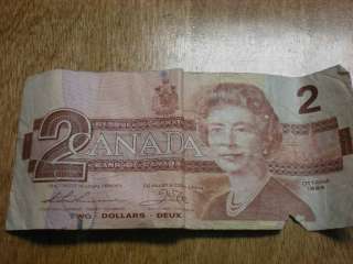 1986 Canadian (Canada) 2 two dollar Bill  