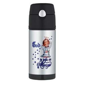  Thermos Travel Water Bottle God Is With Me Always Angel 