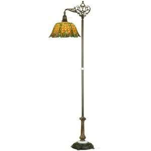   Tiffany Stained Glass Floor Lamp 69.5 Inches H: Home Improvement