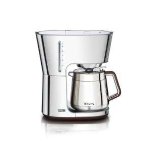   Coffee Maker with Stainless Steel and Chome, Silver