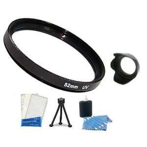  Filter + Lens Hood + Mini Tripod + LCD Screen Protectors + Camera 