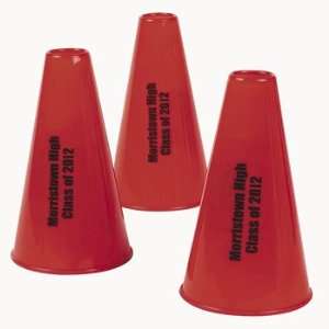   Red Megaphones   Novelty Toys & Noisemakers