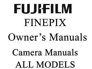 Fuji FujiFilm FinePix User Operator Manual Guide (S HS)  