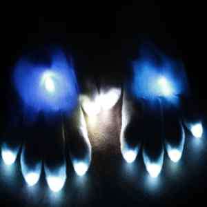 Bunny Glove Set Rave Gloves LED Light Show Dotz   Gummy  