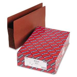  File Pockets, Straight, Legal, Redrope, 5/Box   Sold As 1 Box 