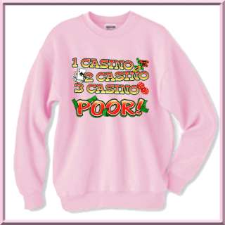 Pink sweatshirts are available in sizes small   3X.
