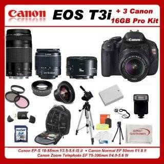  Canon EOS Rebel T3i (600d) SLR Digital Camera w/ Canon 75 