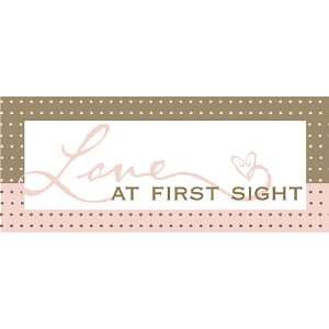  Love At First Sight Pink Canvas Reproduction
