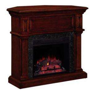   Electric Wall/Corner Combo Fireplace can be used with or without heat