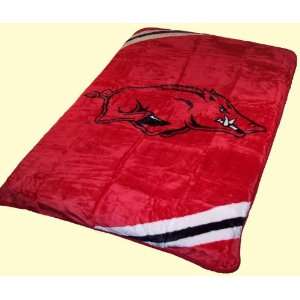  Twin NCAA Arkansas Royal Plush Mink Blanket