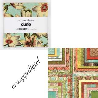 Moda CURIO Charm Pack 42 5 fabric squares  