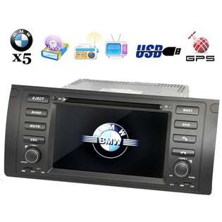   16:9 800 x 480 7 Inch LCD Screen BMW X5 Car DVD Player with GPS and TV