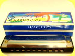 CHILDRENS HARMONICA MUSICAL TOY by U WOOD WOODEN TOYS  