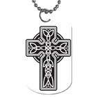   Sided Dog Tag of Celtic Cross (Irish Jewelry, Pendant, Ring, Necklace