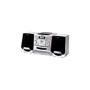 CD/Cassette Player/Recorder, AM/FM Stereo with Detachable Speakers 