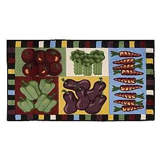   22 in. Vegetable Kitchen Rug  Whole Home For the Home Rugs Area Rugs