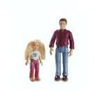 Fisher Price Loving Family Dollhouse Figures Dad And Sister