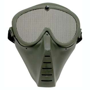 TSD Airsoft Face Mask, Green for Airsoft Guns 