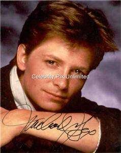 Michael J Fox 8 x 10 autographed reprint  