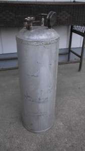 Antique Coleman Lamp Co Lighting System Pressure Tank Gas Iron Lantern 